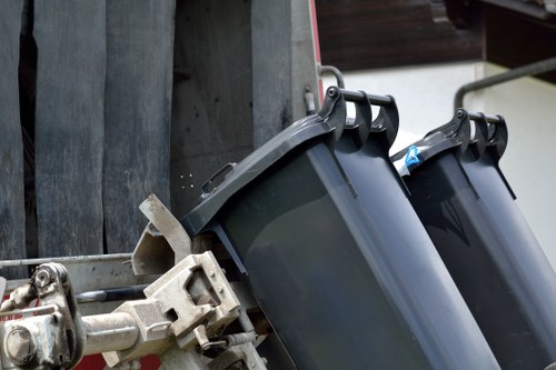 Professional garage clearance team at work in Aldgate